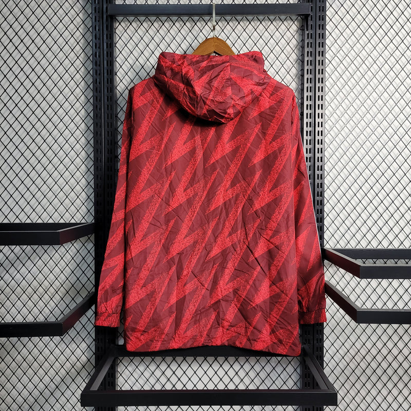 jaqueta corta vento-flamengo-vermelha-adidas-neymar-messi-cr7-futebol 