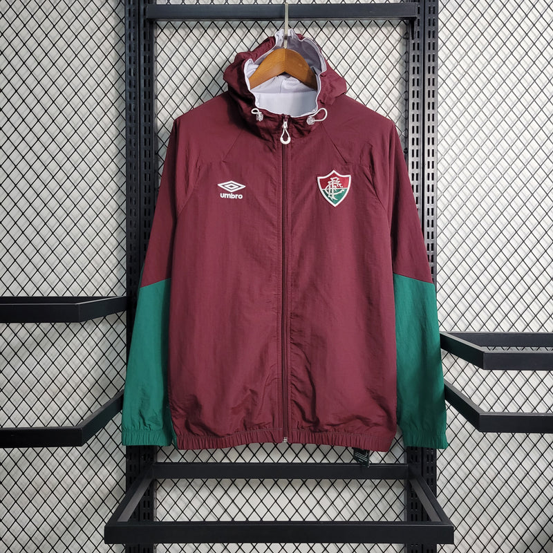 jaqueta corta vento-fluminense-grená-umbro-neymar-messi-cr7-futebol 