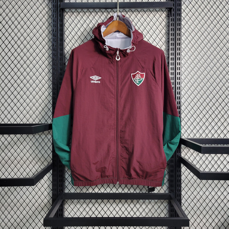 jaqueta corta vento-fluminense-grená-umbro-neymar-messi-cr7-futebol 