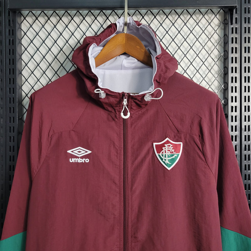 jaqueta corta vento-fluminense-grená-umbro-neymar-messi-cr7-futebol 