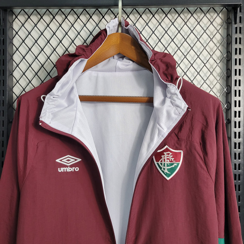 jaqueta corta vento-fluminense-grená-umbro-neymar-messi-cr7-futebol 