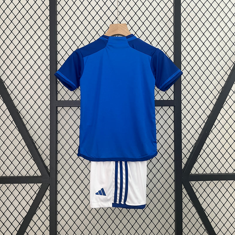 kit infantil-cruzeiro-home-i-1-azul-adidas-24-25-neymar-messi-cr7-futebol