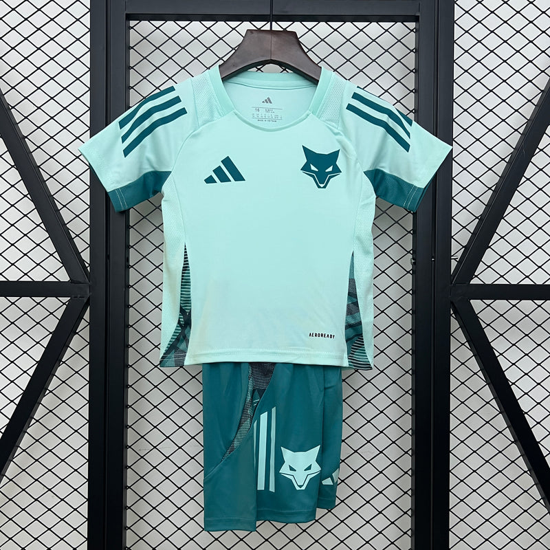 kit infantil-cruzeiro-training-verde-raposa-adidas-25-26-neymar-messi-cr7-futebol