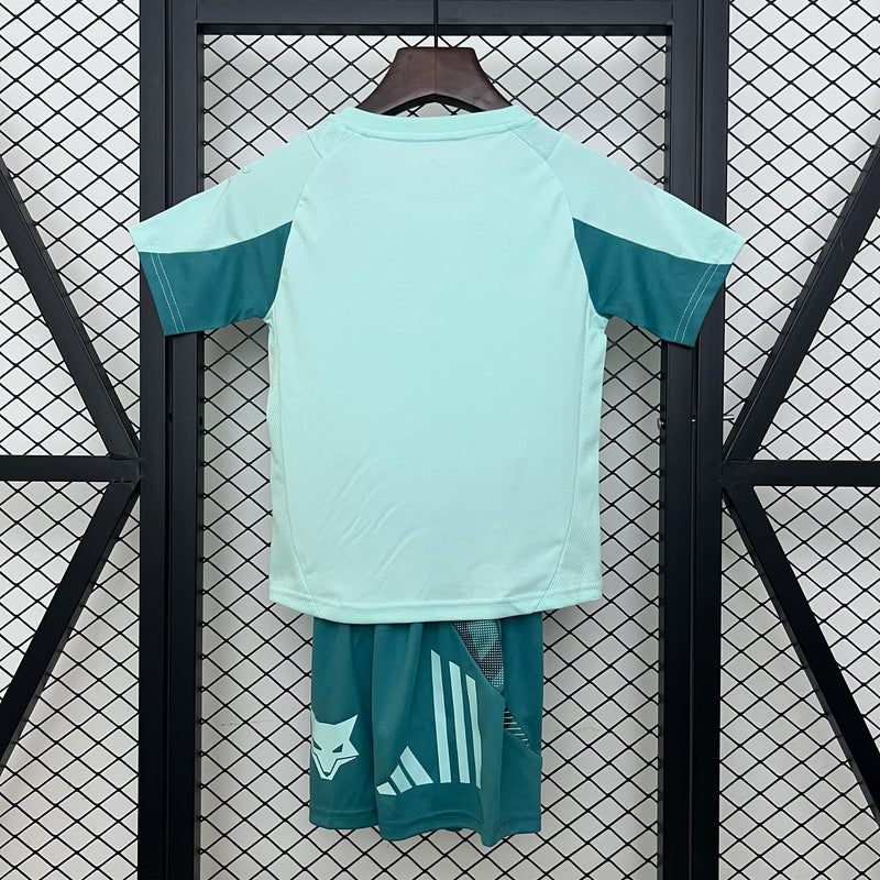 kit infantil-cruzeiro-training-verde-raposa-adidas-25-26-neymar-messi-cr7-futebol