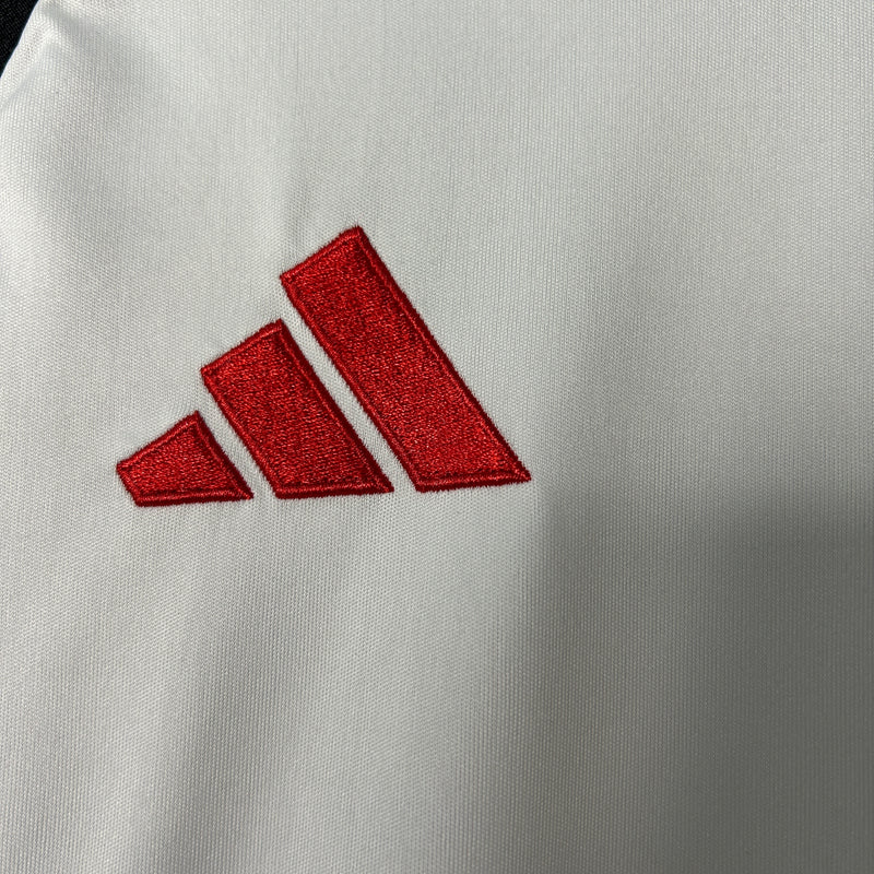 camisa-kit infantil-away-ii-2-branca-adidas-25-26-neymar-messi-cr7-futebol