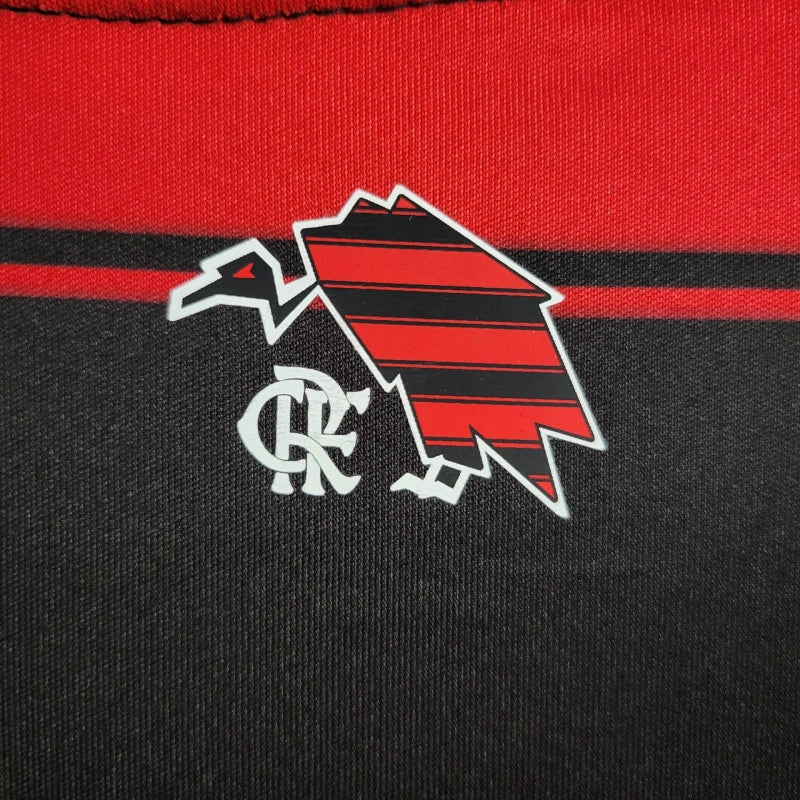 kit infantil-flamengo-home-i-1-rubro negro-adidas-25-26-neymar-messi-cr7-futebol