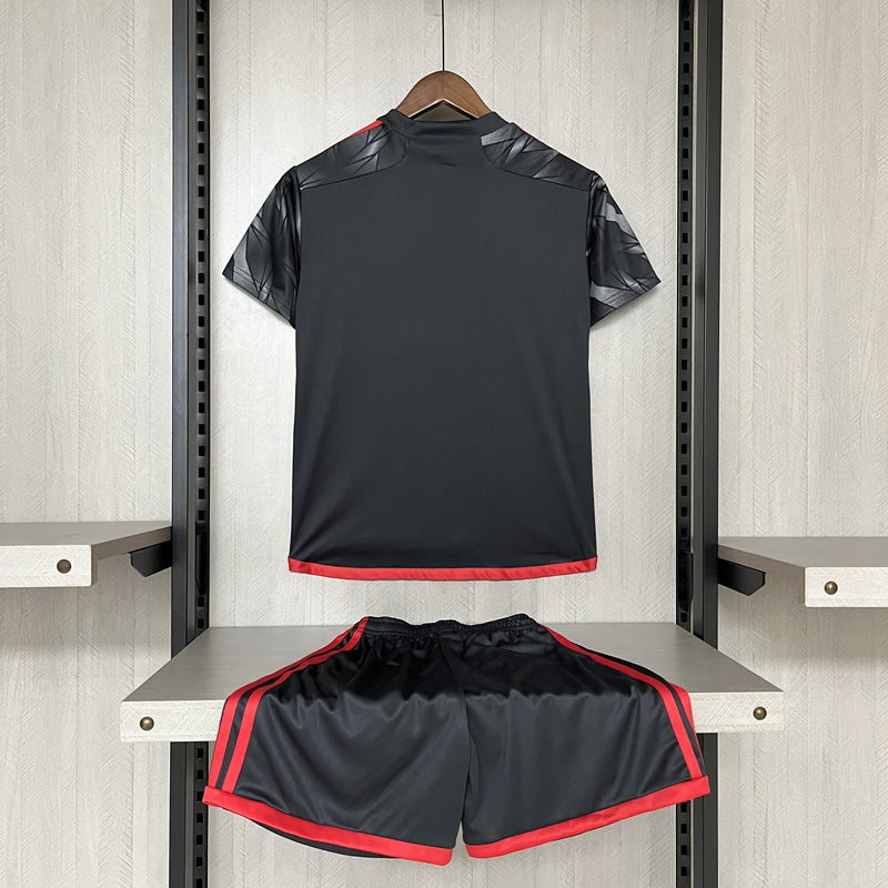 kit infantil-flamengo-third-iii-3-mesclada-adidas-24-25-neymar-messi-cr7-futebol