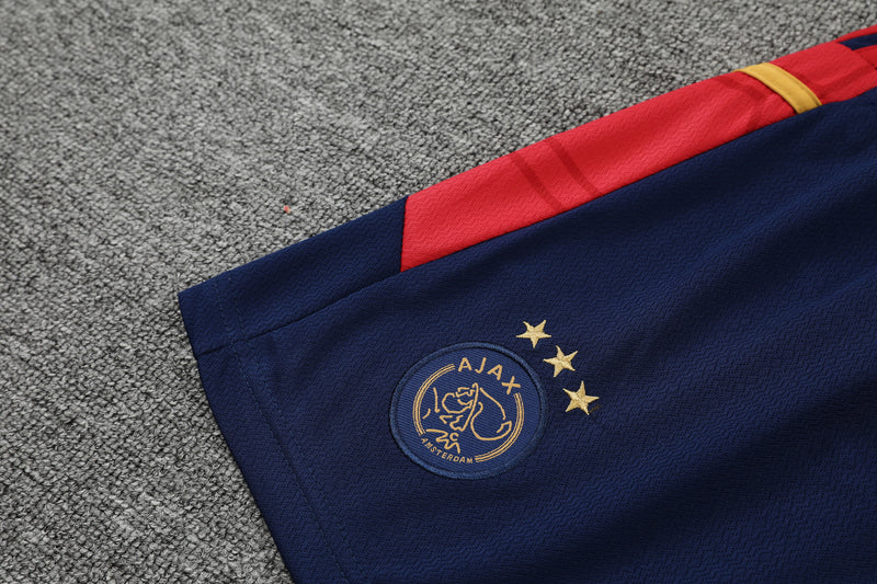 kit treino-ajax-azul-adidas-22-23-neymar-messi-cr7-futebol 