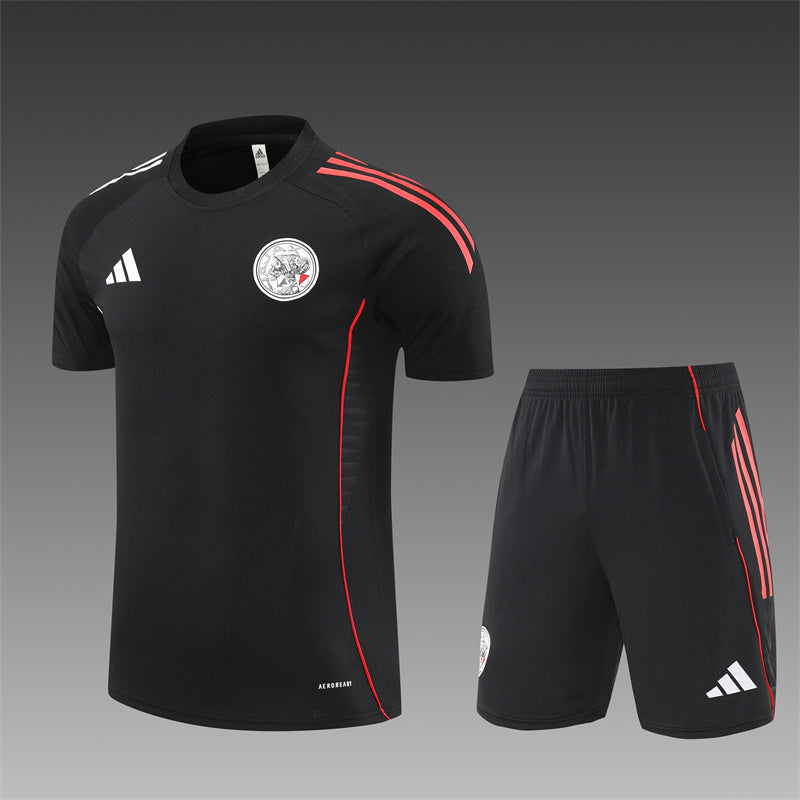 kit treino-ajax-preto-adidas-25-26-neymar-messi-cr7-futebol