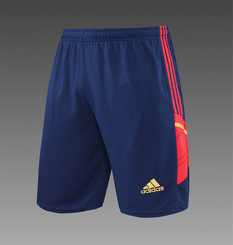 kit treino-ajax-vermelho e azul-adidas-23-24-neymar-messi-cr7-futebol