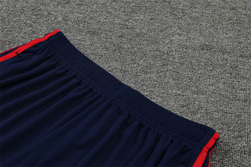 kit treino-ajax-vermelho e azul-adidas-23-24-neymar-messi-cr7-futebol