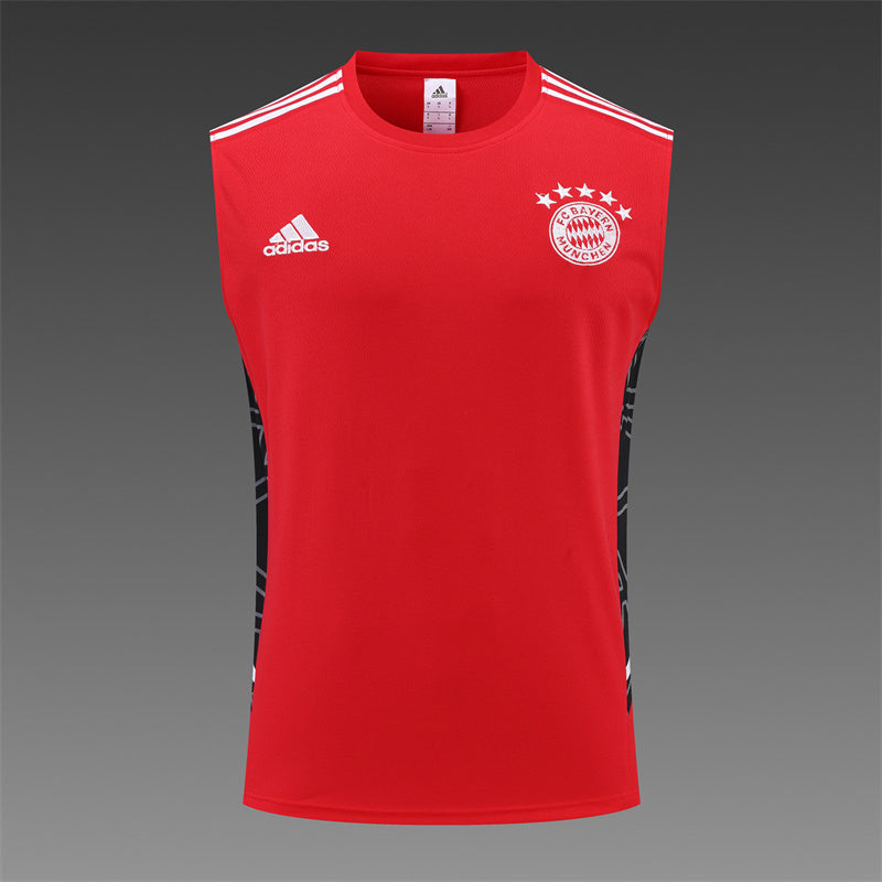 kit treino-bayern de munique-vermelho e preto-adidas-neymar-messi-cr7-futebol