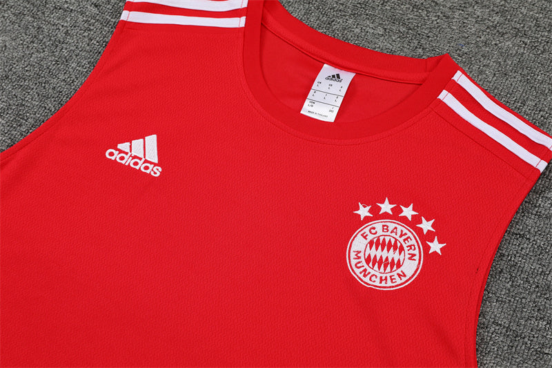 kit treino-bayern de munique-vermelho e preto-adidas-neymar-messi-cr7-futebol
