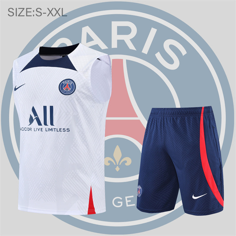 kit treino-psg-branco e azul-all-nike-23-24-neymar-messi-cr7-futebol