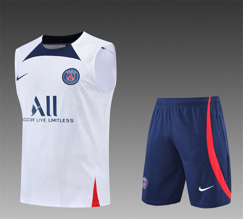 kit treino-psg-branco e azul-all-nike-23-24-neymar-messi-cr7-futebol