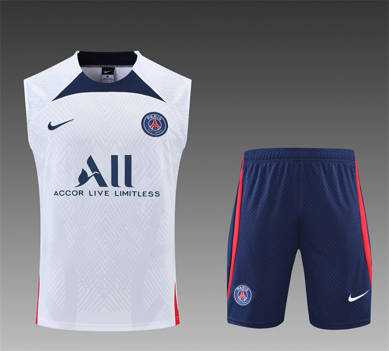 kit treino-psg-branco e azul-all-nike-23-24-neymar-messi-cr7-futebol