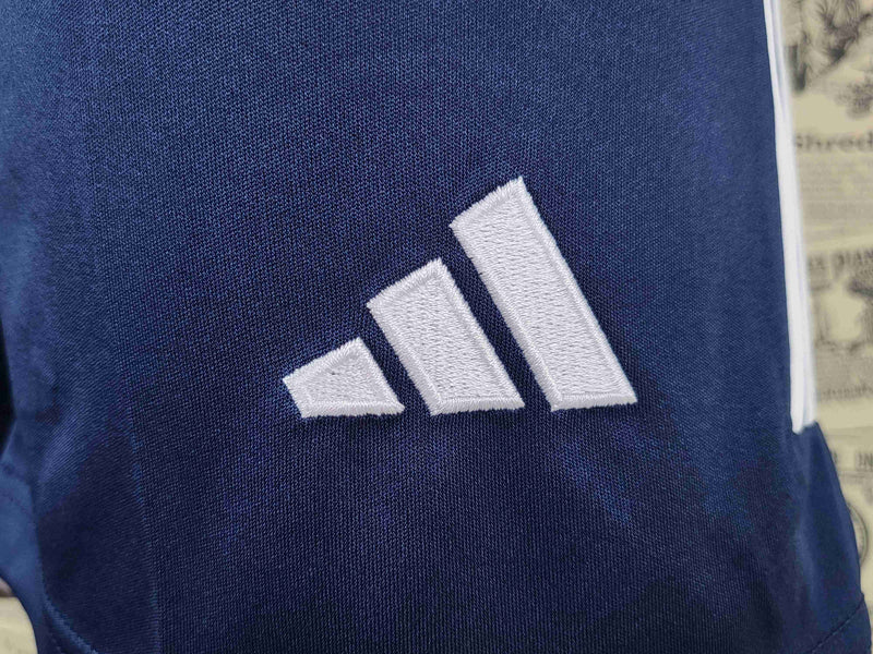 shorts-ajax-azul escuro-adidas-23-24-neymar-messi-cr7-futebol