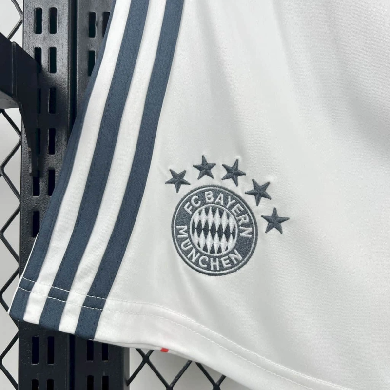 shorts-bayern de munique-away-ii-2-branco-adidas-25-26-neymar-messi-cr7-futebol 