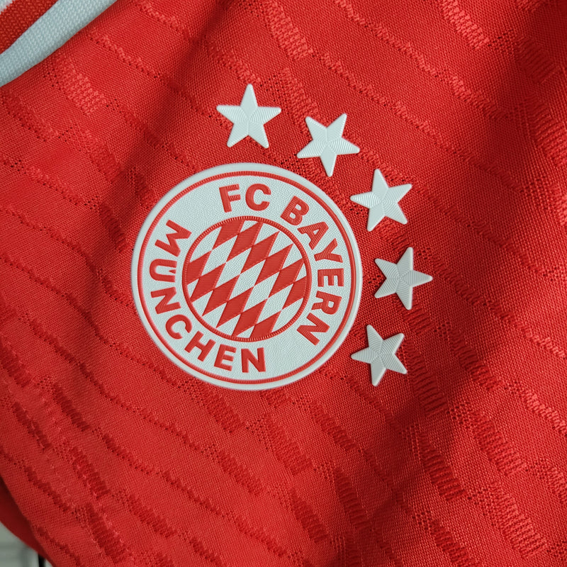 shorts-bayern de munique-home-i-1-vermelho-adidas-23-24-neymar-messi-cr7-futebol