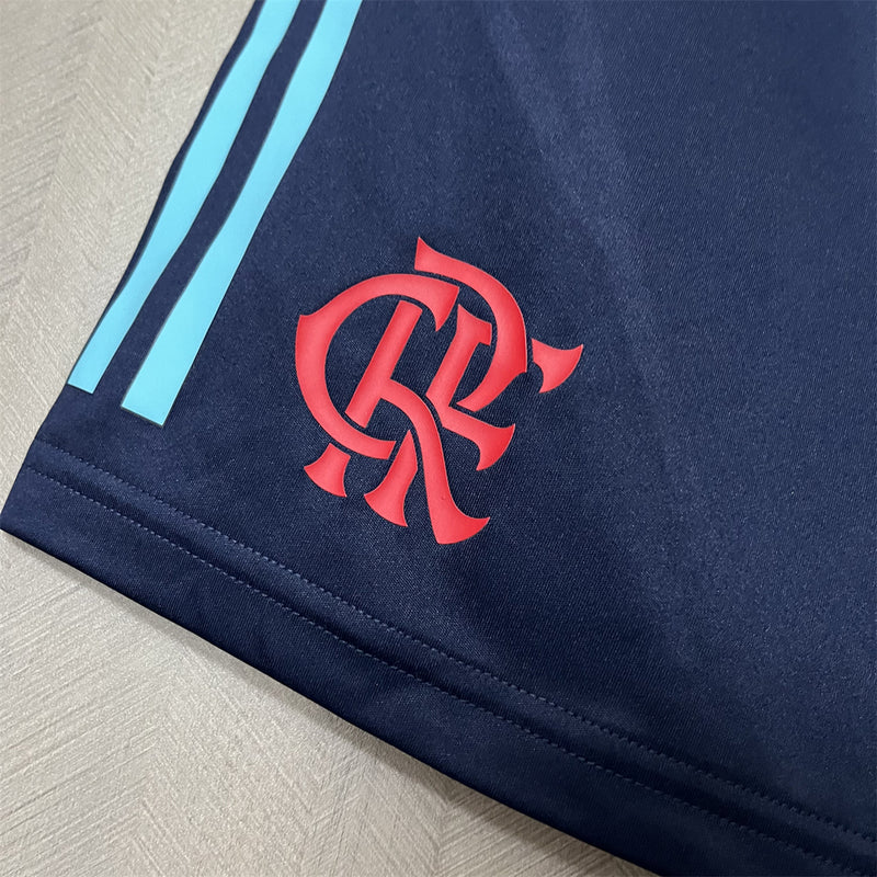 shorts-flamengo-training-azul-adidas-25-26-neymar-messi-cr7-futebol