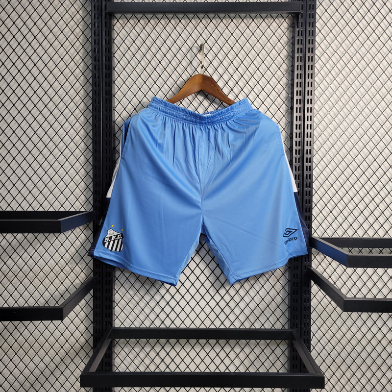 shorts-santos-training-azul claro-umbro-23-24-neymar-messi-cr7-futebol