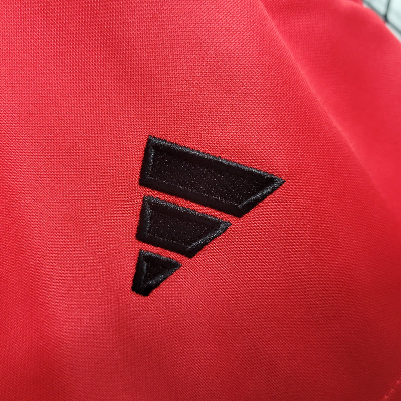 shorrts-flamengo-viagem-vermelho-adidas-23-24-neymar-messi-cr7-futebol
