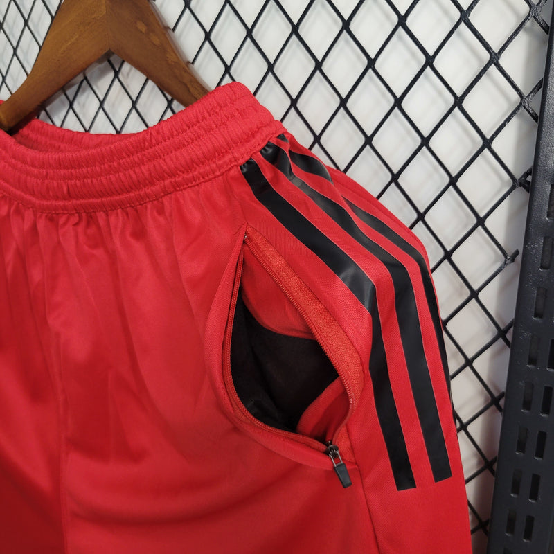 shorrts-flamengo-viagem-vermelho-adidas-23-24-neymar-messi-cr7-futebol 